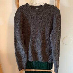 Todd Snyder 100% Merino Wool Crewneck Sweater Green Size Small Mens